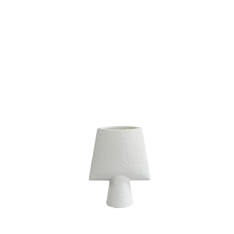 Sphere Vase Square mini bubble - White