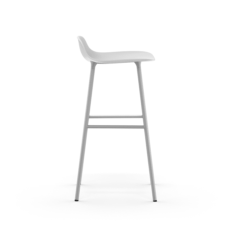 Form Barstool 75 cm White/White