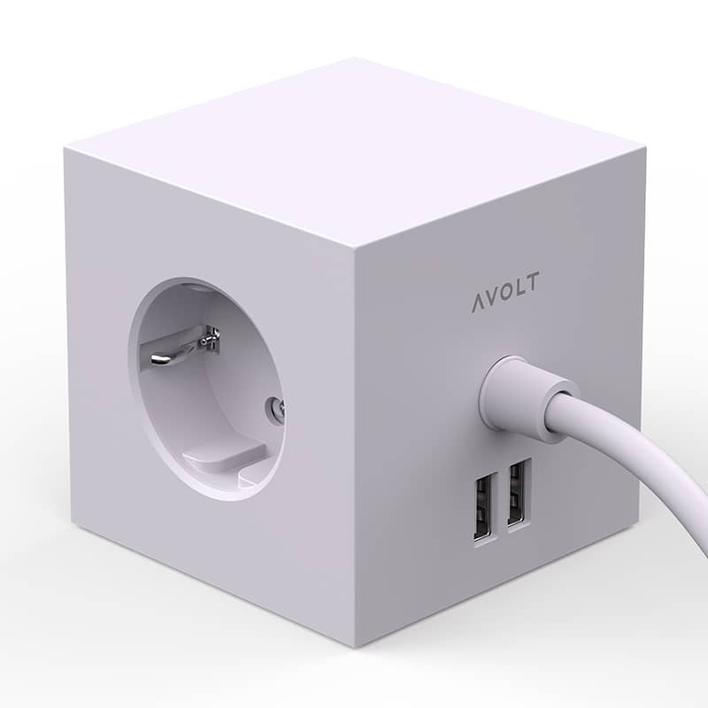 Square 1 USB & Magnet - Gotland Grey