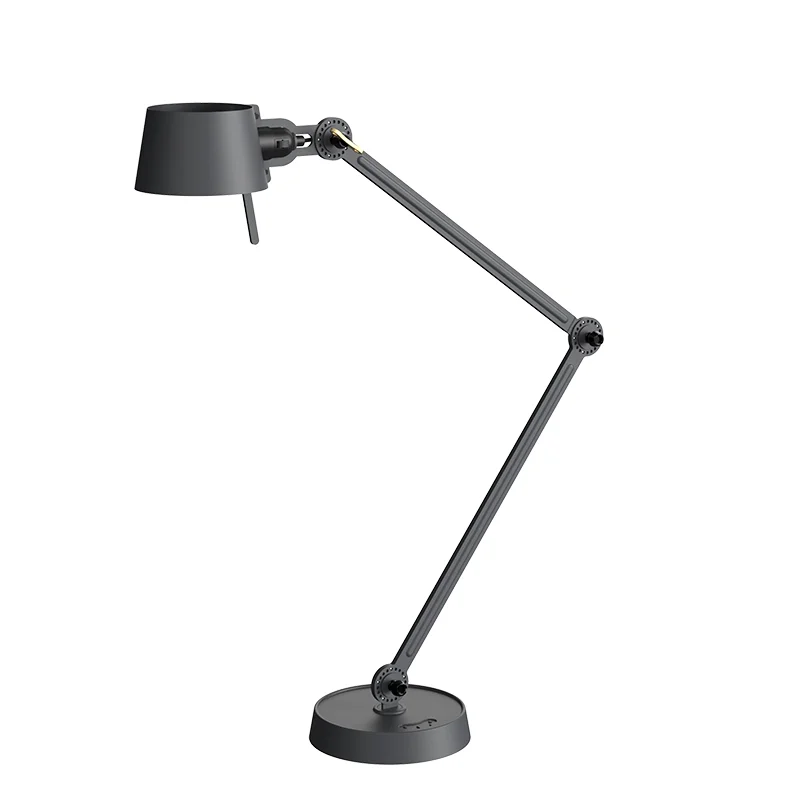 Bolt bureaulamp 2arm foot - Midnight grey