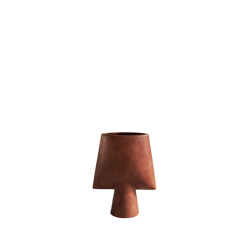 Sphere Vase Square mini - Terracotta
