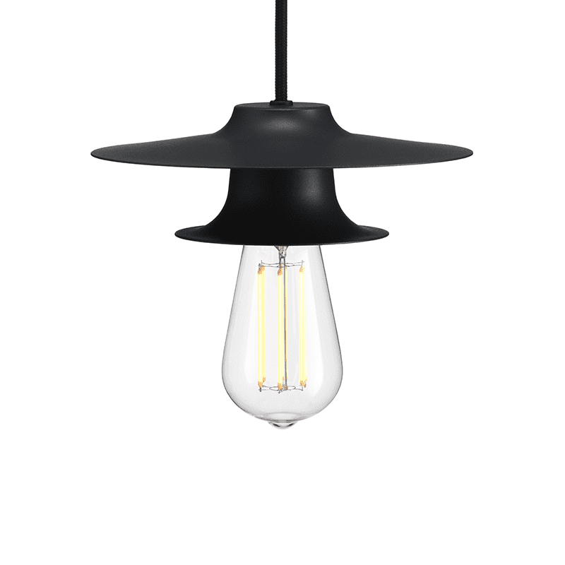 Firefly 2 shades high hanglamp - Dark grey