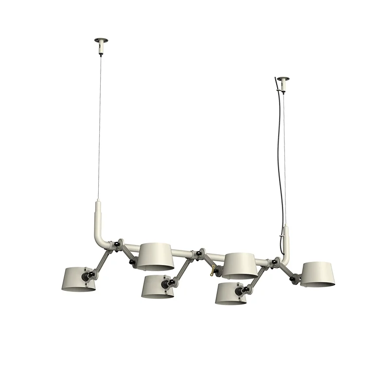 Bolt 6-pack hanglamp - Ash grey