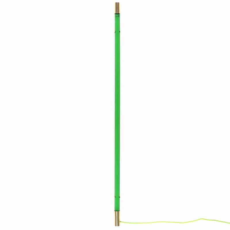 Led lamp linea golden end - Green