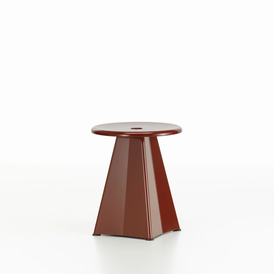 Tabouret Metallique - Japanese red