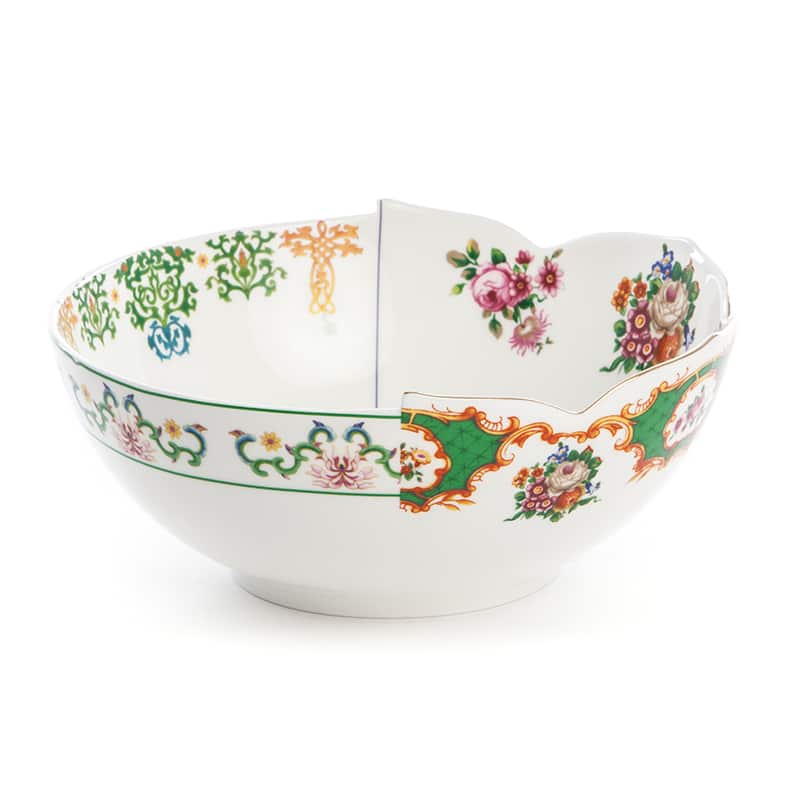 Hybrid-zaira salad bowl in porcelain