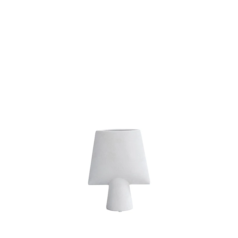 Sphere Vase Square mini - Bone white