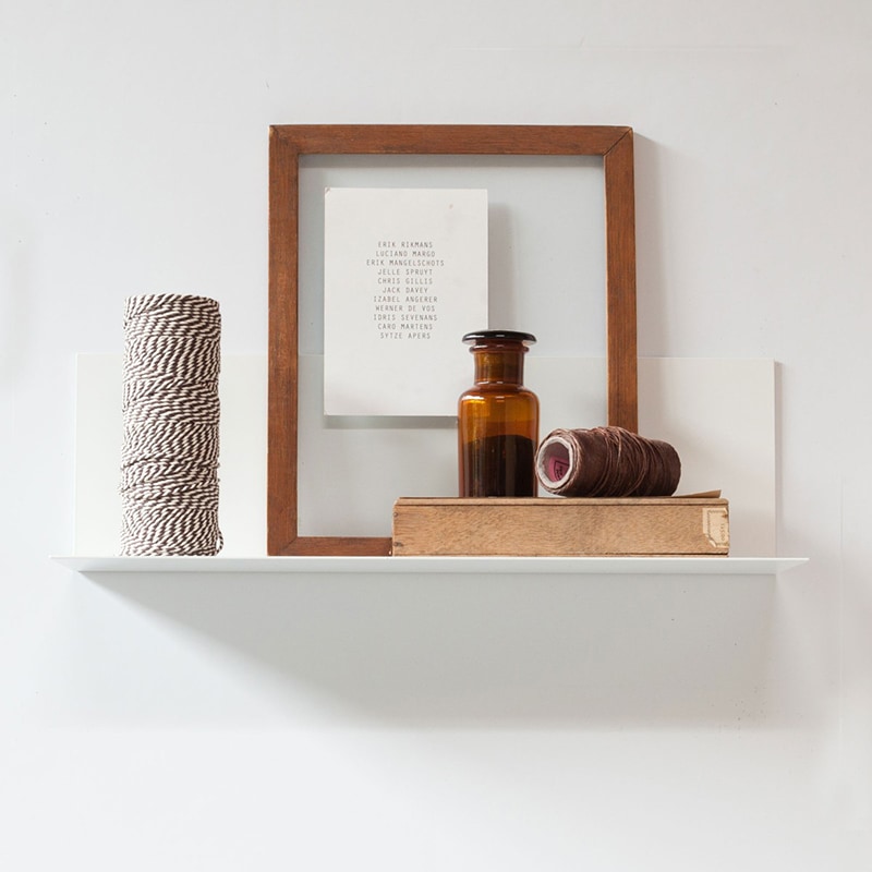 Magnetische metalen plank XL - White Magnetische metalen plank XL - White