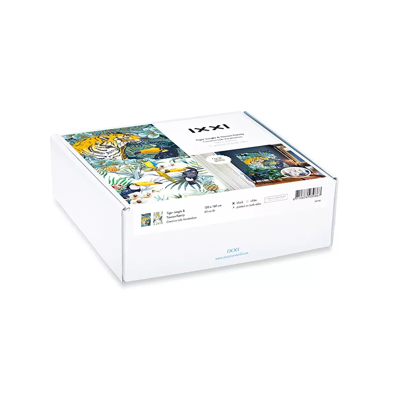 Tiger jungle & Toucan family - large