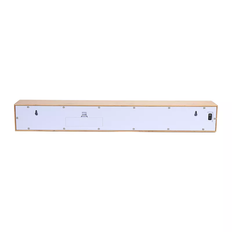 Texttime bamboo flip klok Texttime bamboo flip klok