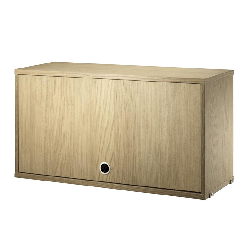 Cabinet with flip door