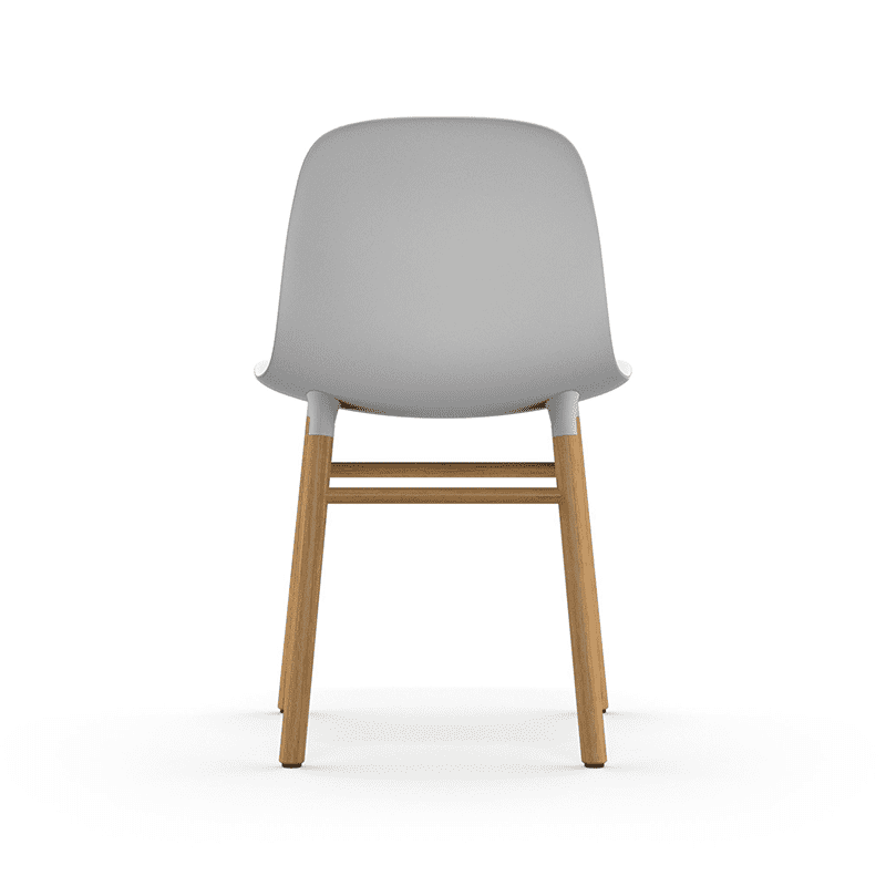Form Chair White/Oak