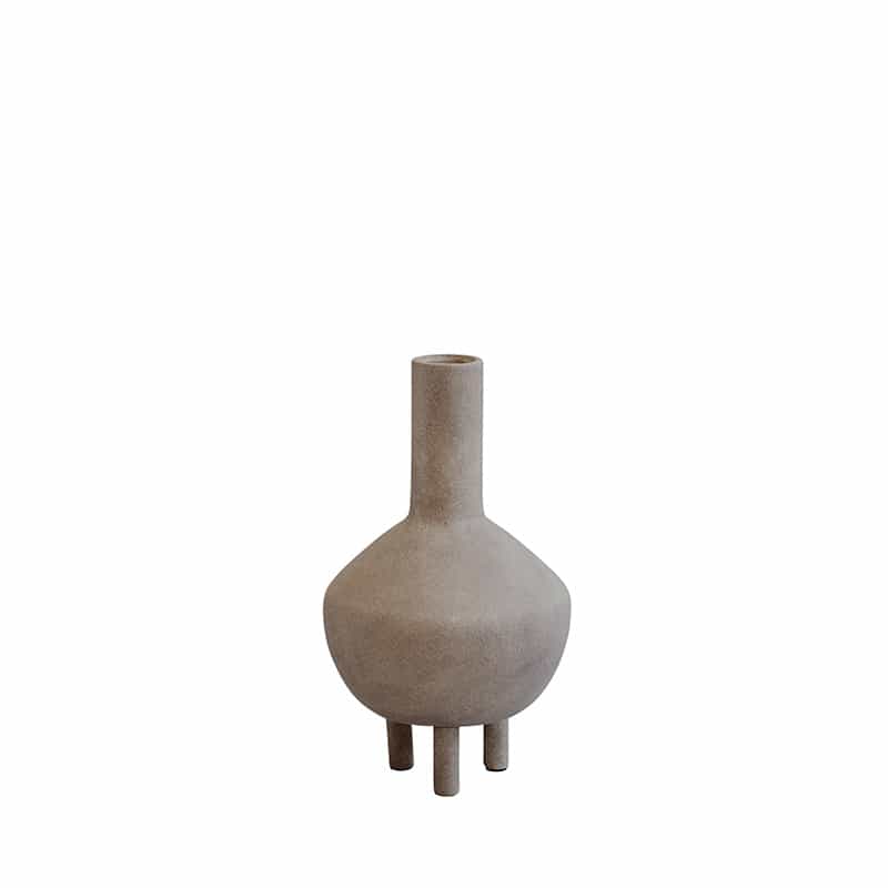 Duck Vase Fat - Taupe