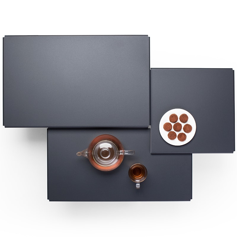 Tablefields coffeetable - Dark grey
