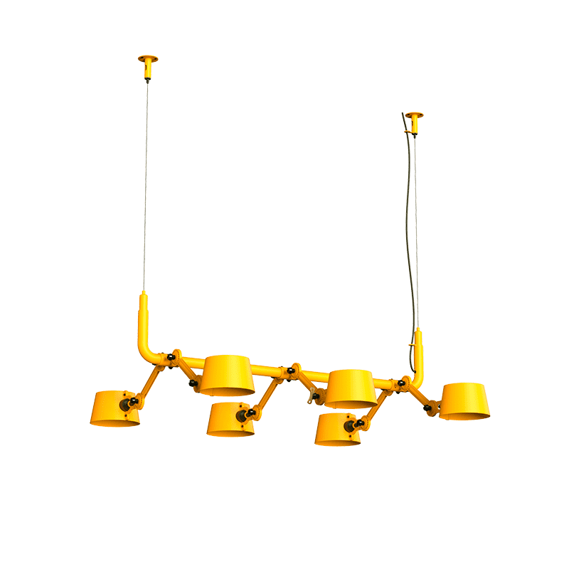 Bolt 6-pack hanglamp - Sunny yellow