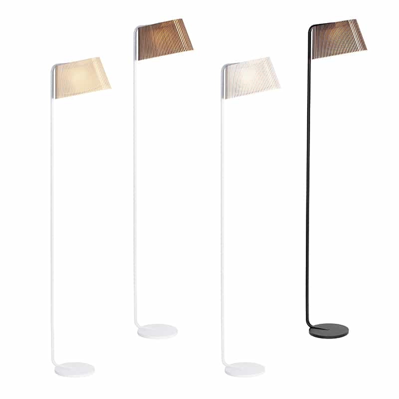 Owalo 7010 vloerlamp - Black