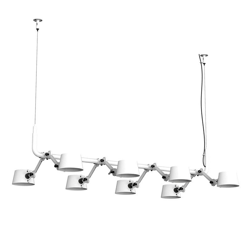 Bolt 8-pack hanglamp - Pure white