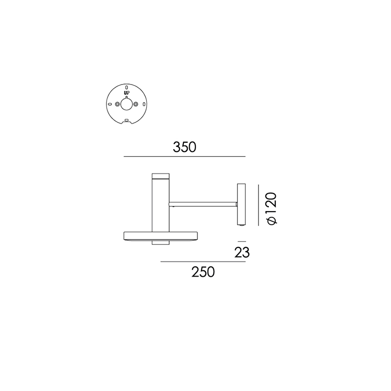 Beads wandlamp 35 downlight