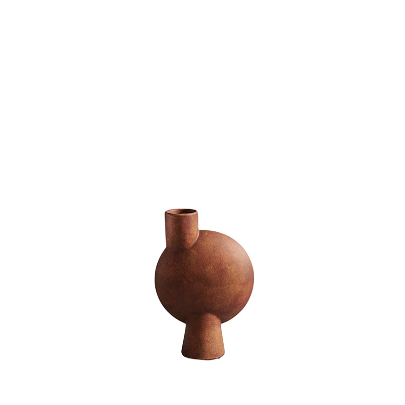 Sphere Vase Bubl Medio - Terracotta