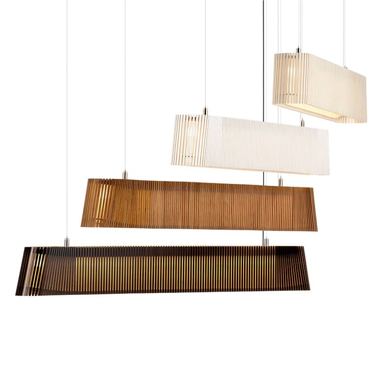Owalo 7000 hanglamp - Walnut