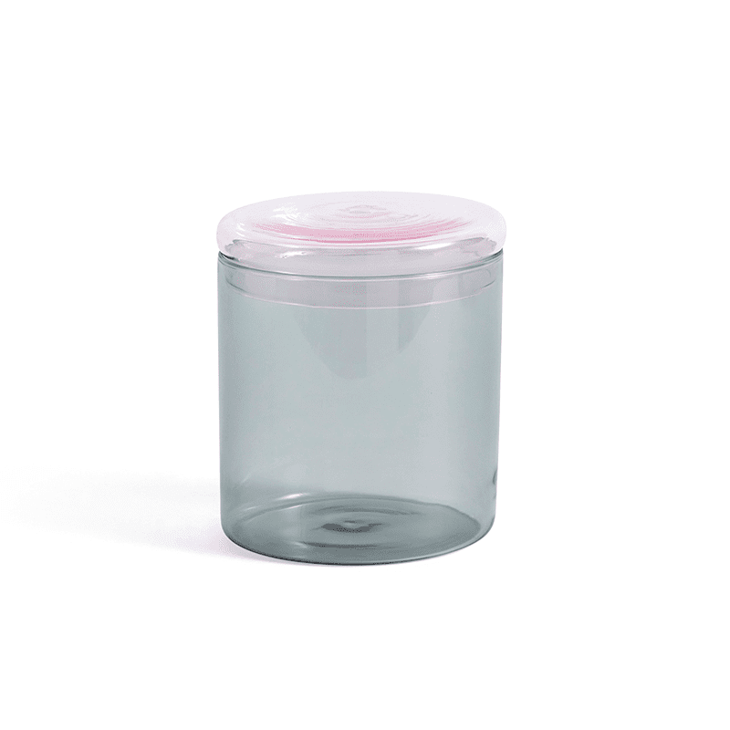 Borosilicate Jar L - Grey