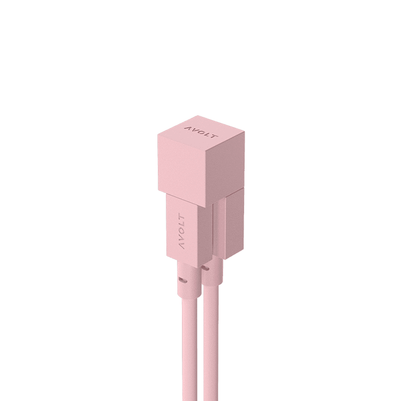 Cable 1 (USB A to lightning) - Old Pink