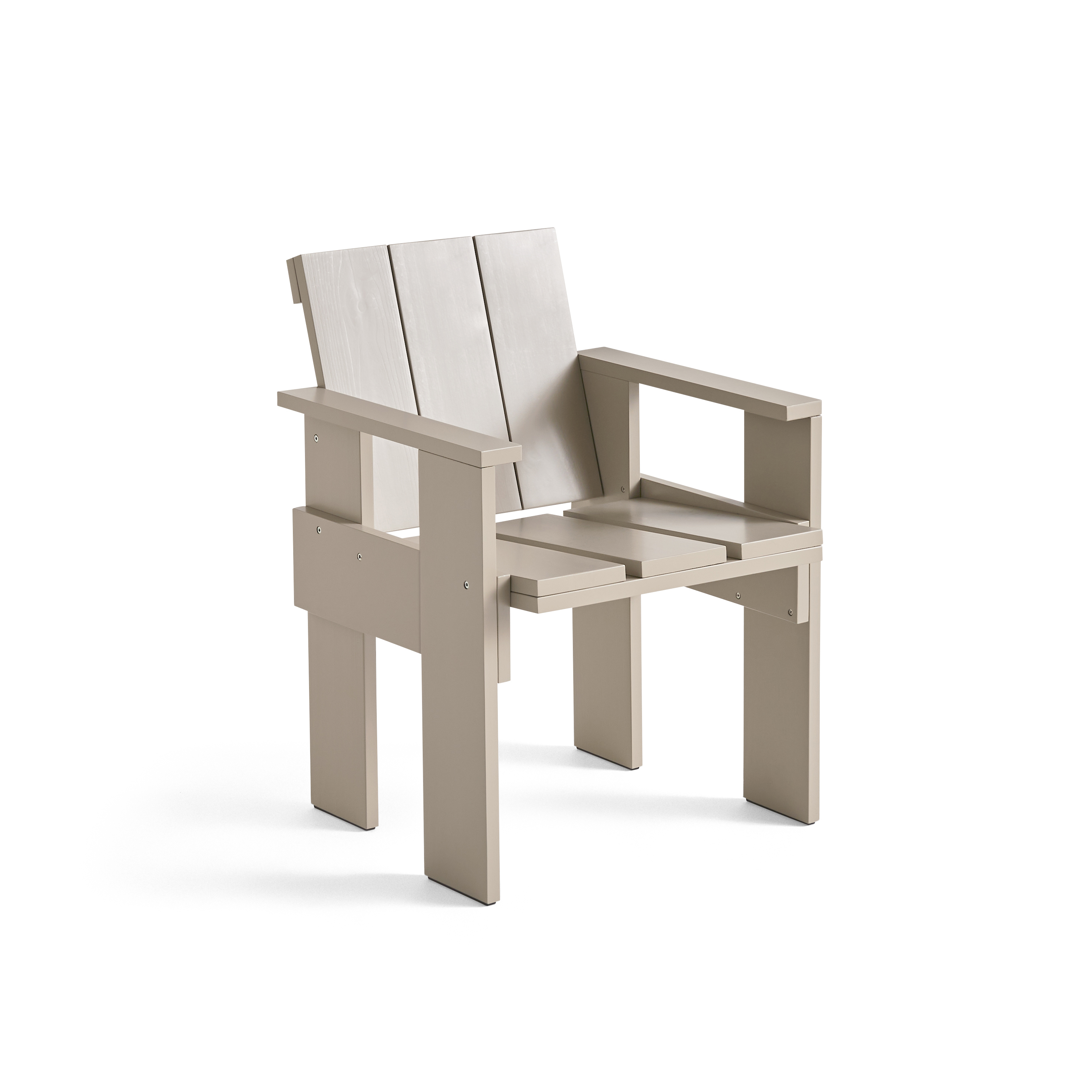 Crate dining chair - London Fog waterbased lacq pinewood
