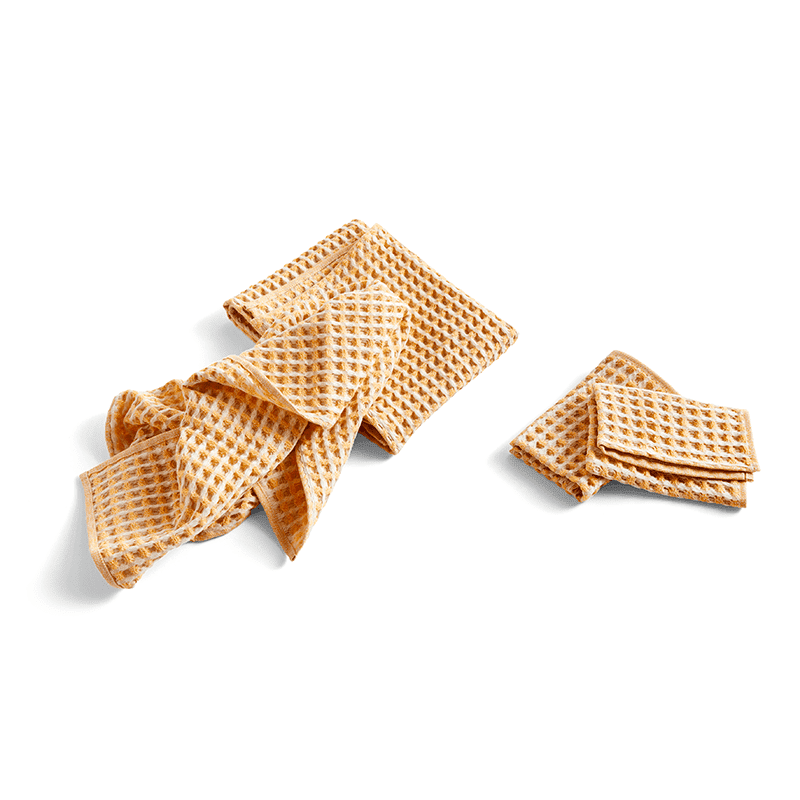 Twist Dish Cloth and Towel - Egg yolk