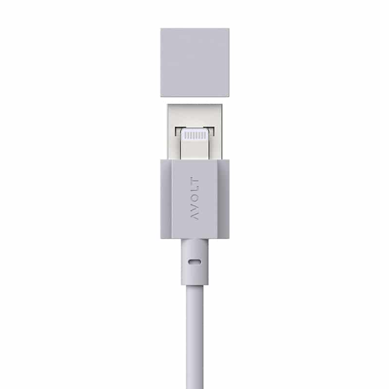 Cable 1 (USB A to lightning) - Gotland Grey