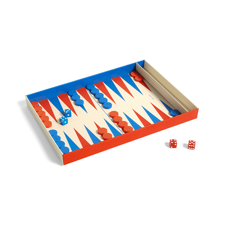 HAY PLAY Backgammon - Off-white