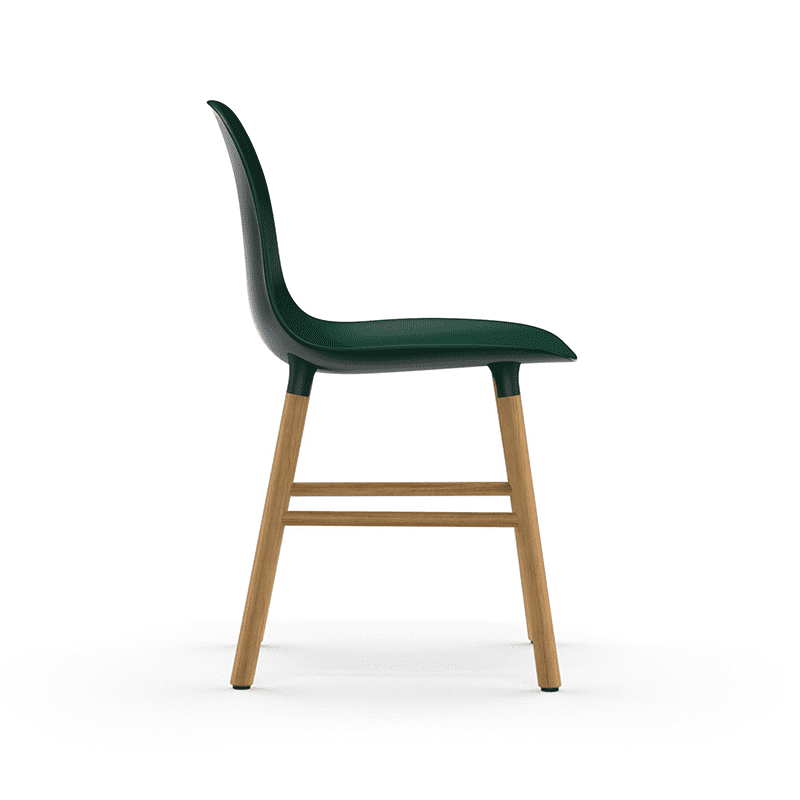 Form Chair Green/Oak
