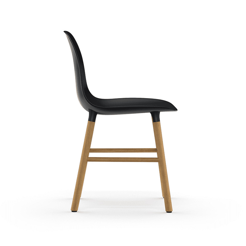 Form Chair Black/Oak