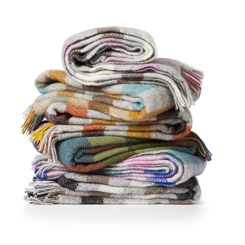 Gotland plaid - Multi green