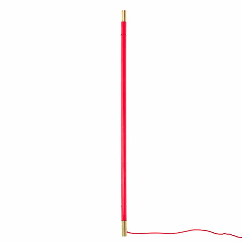 Led lamp linea golden end - Red