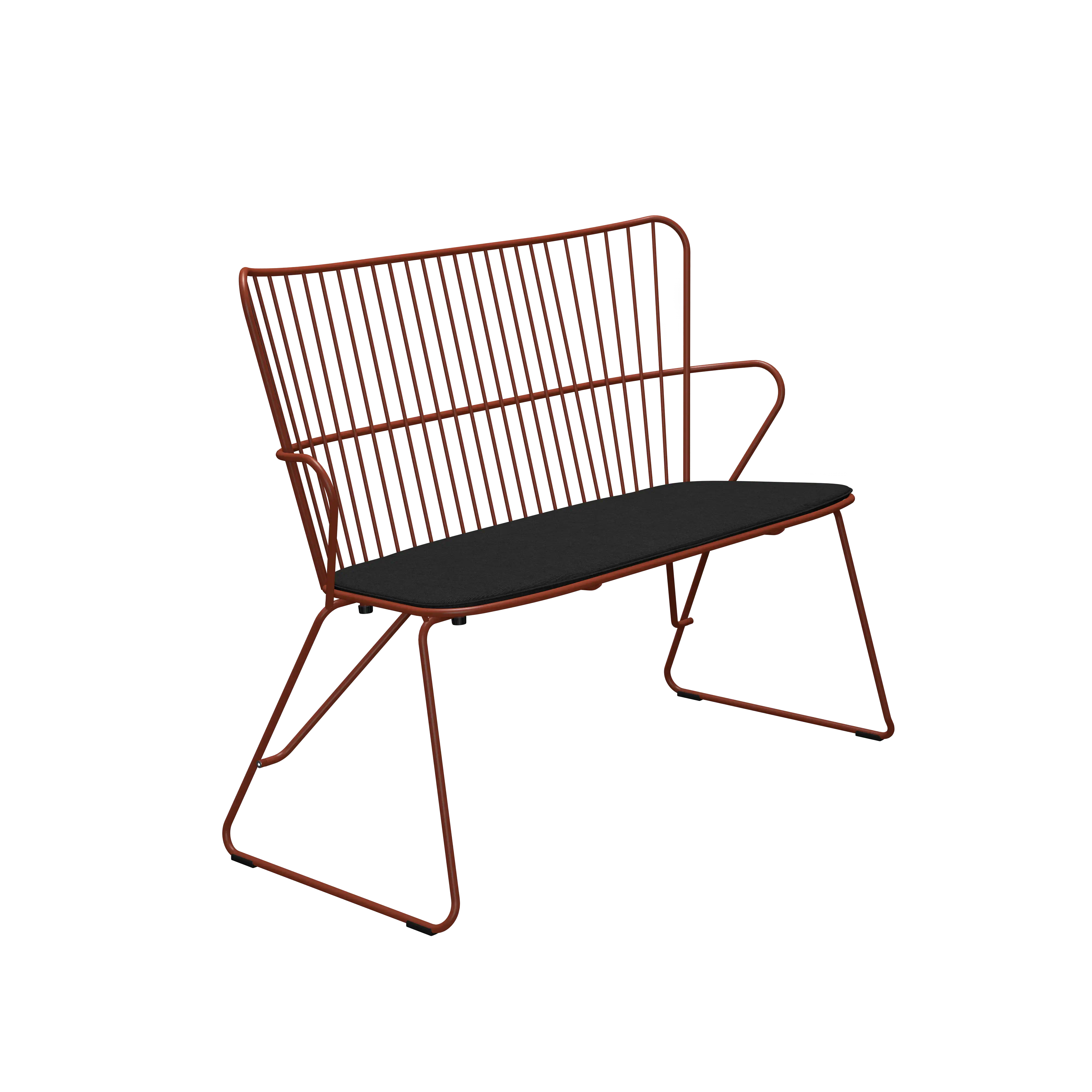 Paon bench - Paprika