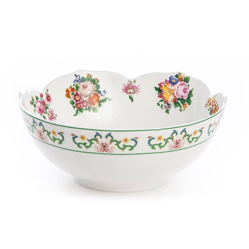 Hybrid-zaira salad bowl in porcelain