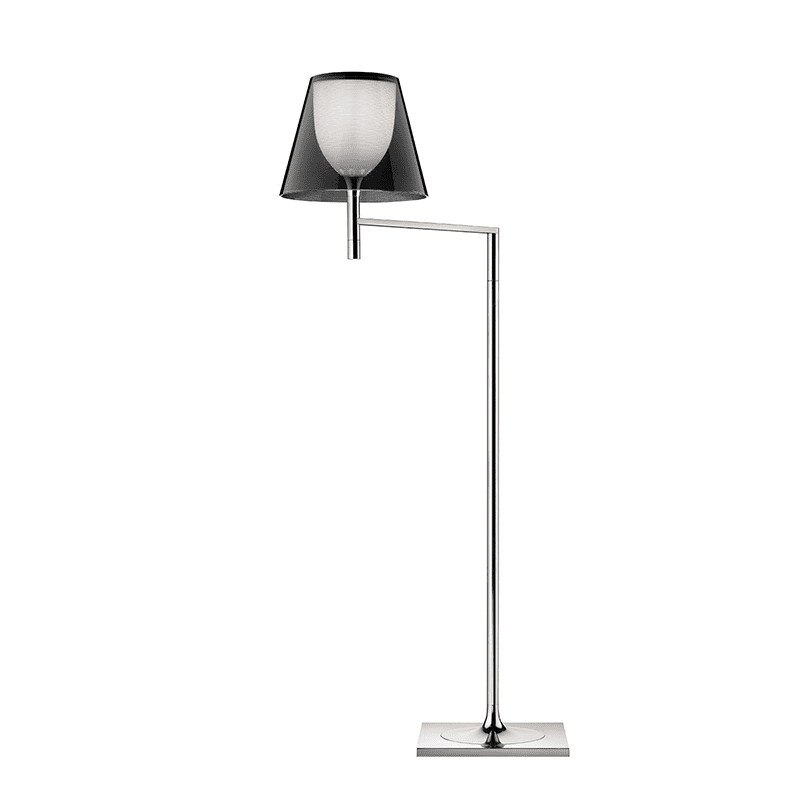 Ktribe F1 dim vloerlamp - Cromo/fume