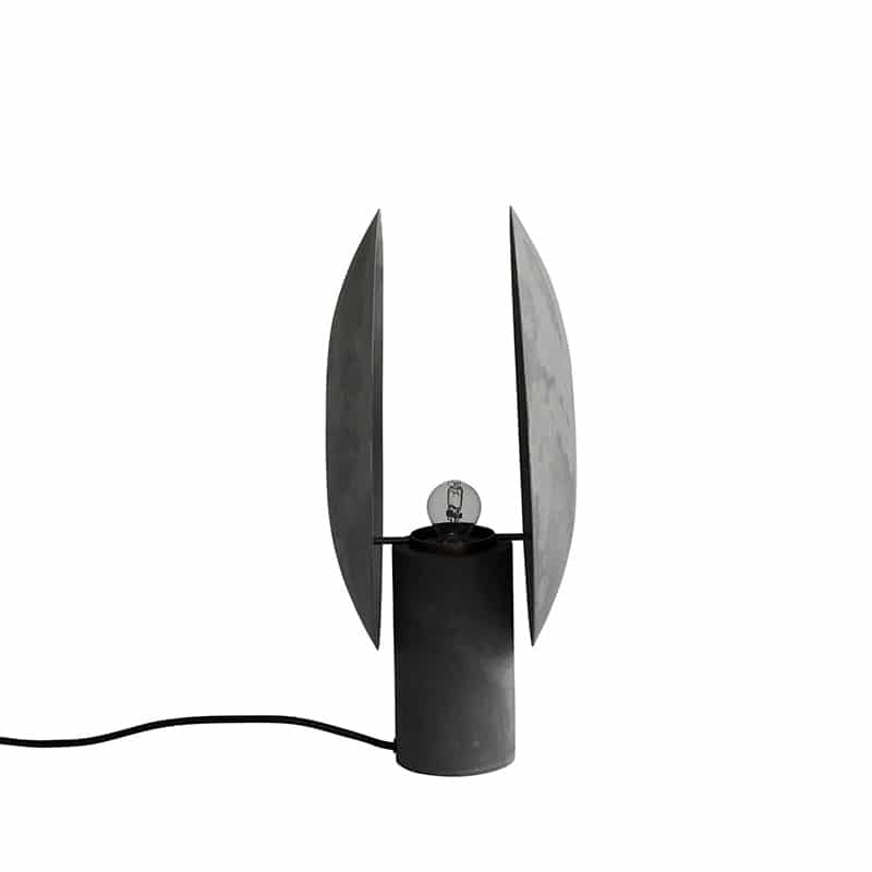 Clam table lamp - Oxidized