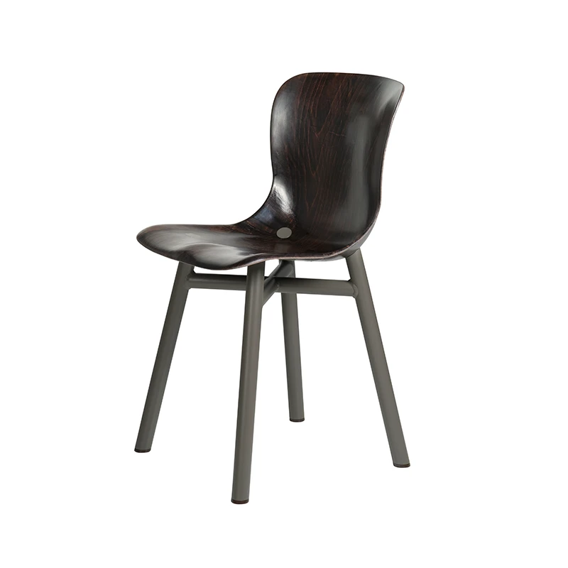Wendela chair - Dark grey frame/dark seat