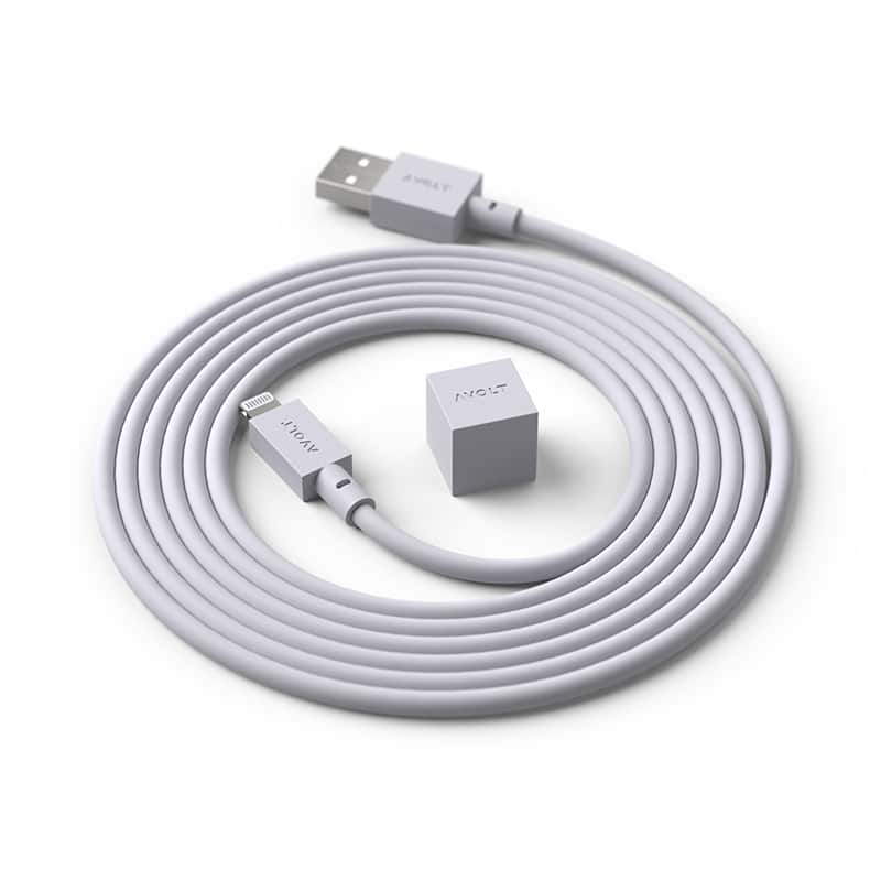 Cable 1 (USB A to lightning) - Gotland Grey