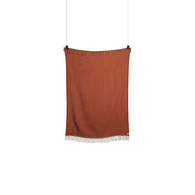 Isak large throw - Red sumac