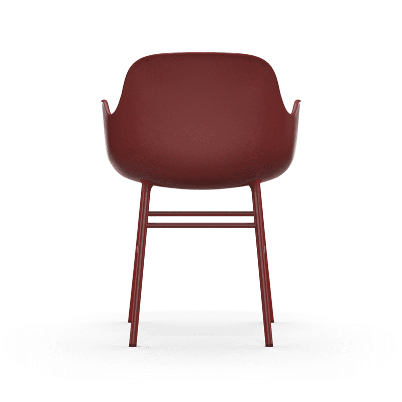 Form Armchair Red/Black