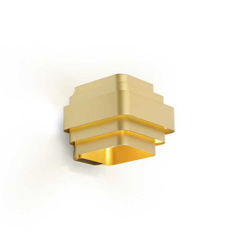 J.J.W. 02 wandlamp - Gold