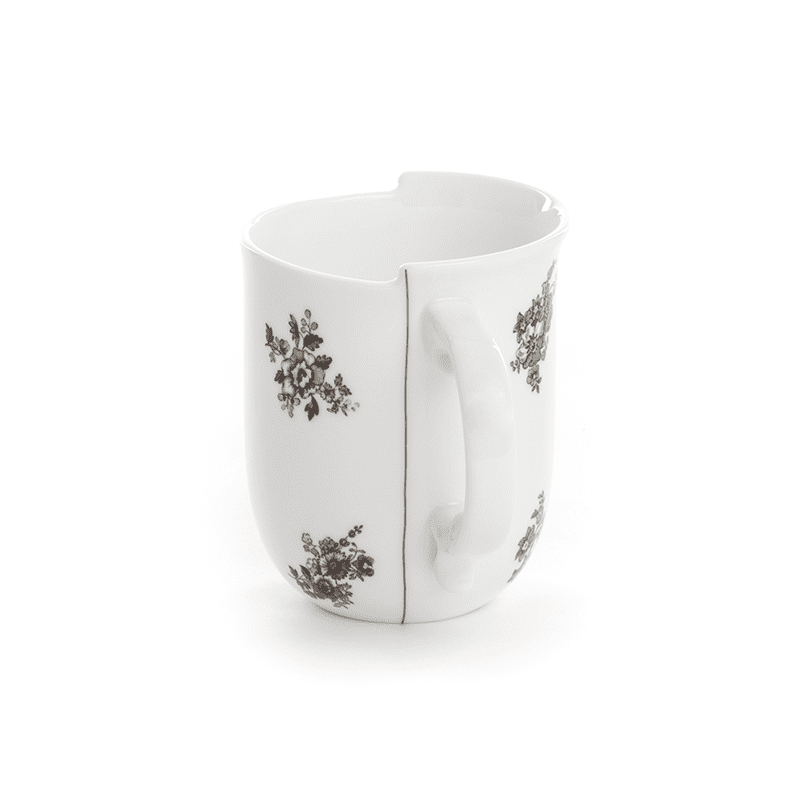 Hybrid-fedora mug in porcelain