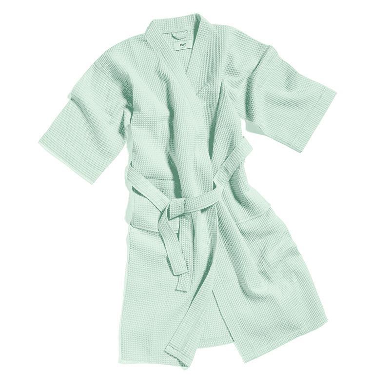 Waffle Bathrobe - Fresh mint