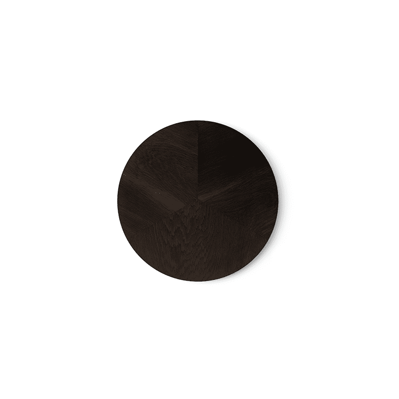 Vipp 421 side table, 40 cm - Dark oak veneer