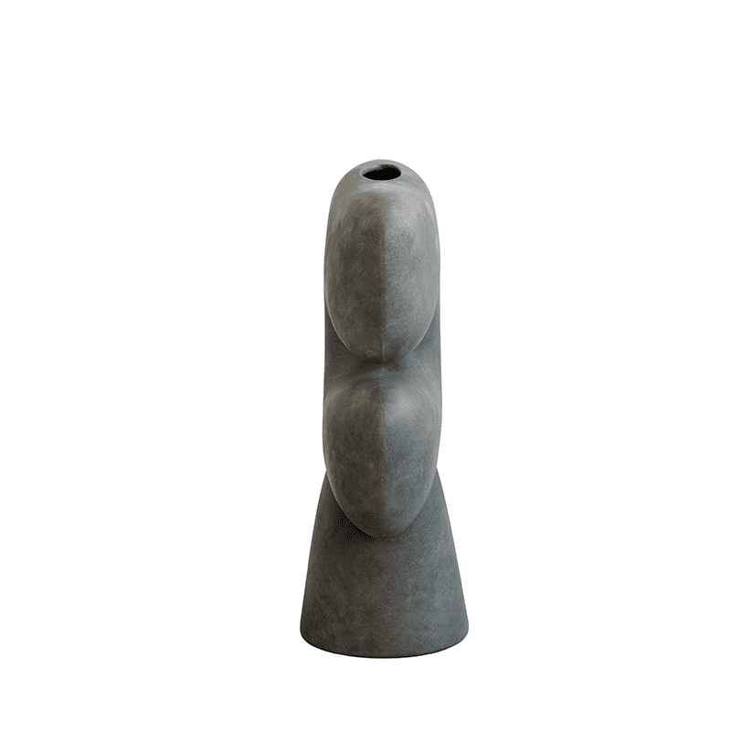 Tribal Vase Big - Dark grey