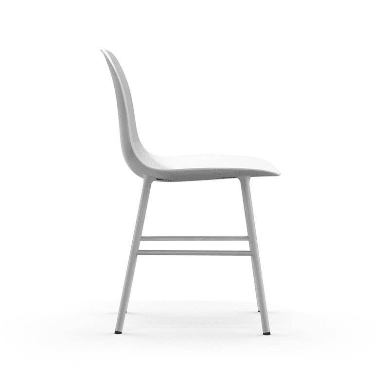 Form Chair White/Black