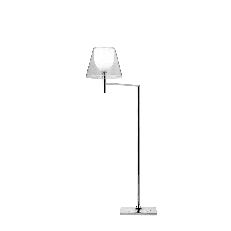 Ktribe F1 dim vloerlamp - Cromo/trasparente