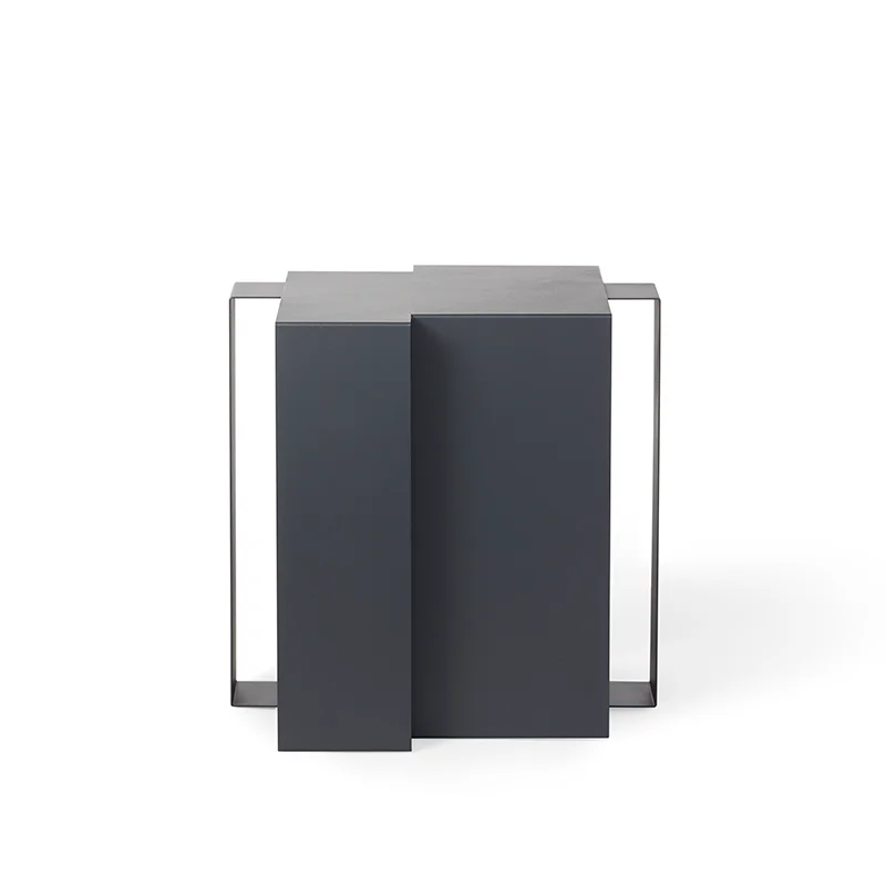 Shifted Square sidetable - Dark Grey